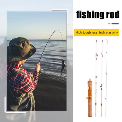 Soft Telescopic Fishing Rod Mini Fishing Pole Rod Rotatable Portable Ultra-light Outdoor Accessories for Stream Freshwater