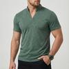 Men's Solid Color Short Sleeve Tops Men's Casual Fashion Short Sleeve Tops