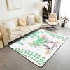 Erosebridal Navy Blue Baseball Ice Cream Area Rug 4'11" X 3'3" Ice Cream Drip Living Room Rugs Non Slip Baseball Glove Decorative Carpets Cu