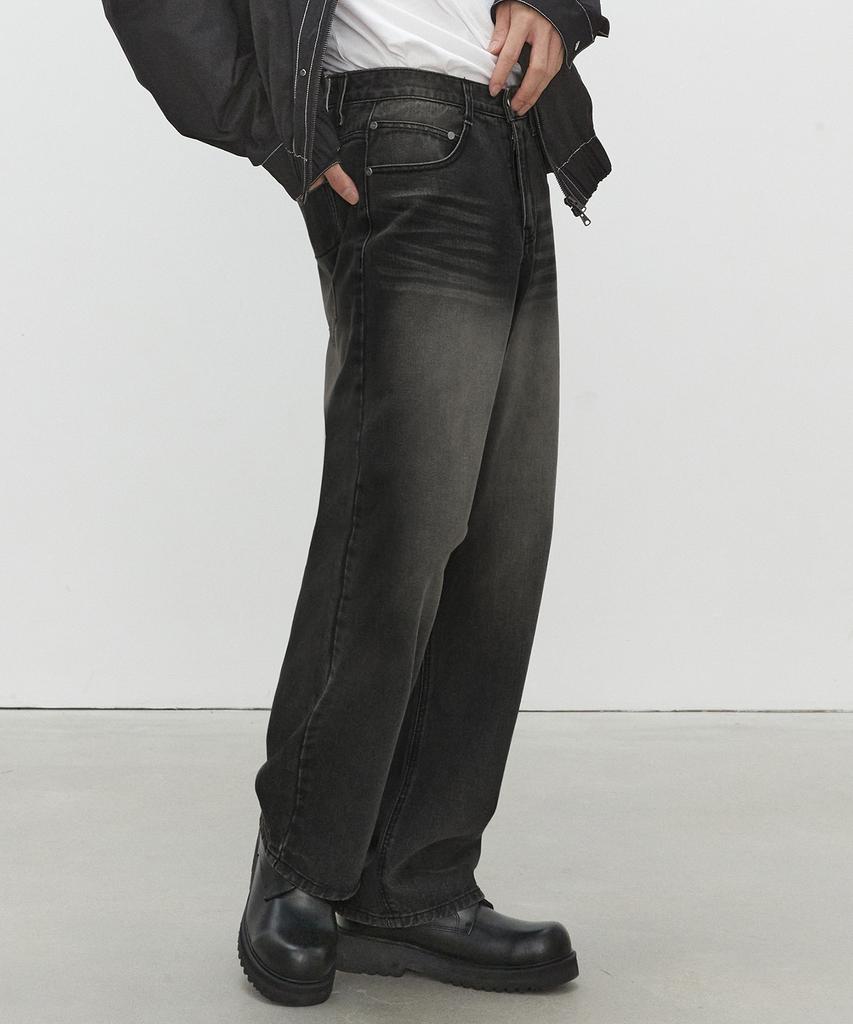 DECET Mid Rise Wide Jeans Dcpt027Ylblack