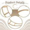 DIY Chime Hoop Crafting Supplies Crafts, Wooden Wreath Frame for Dreamcatcher, Home Wall Hanging