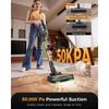 Proscenic P15 Akumulátorový tyčový vysavač, 50 kPa 580 W Výkonné sání, 70 minut provozu, Kartáč proti zamotávání, Zelené světlo, 6vrstvý filtr