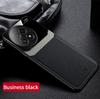 EUCAGR Acrylic PU Leather Case For Oneplus 13 13T 12 11 9R 8T 8Pro Camera Protect Phone Back Cover for Oneplus 13 Frame Coque