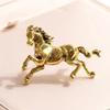 Enamel Horse Racing Brooch For Women Unisex Alloy Animal Brooches Clothing Accessories Corsage Jewelry Gift