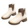 Fleece Boots, Thick-soled Shoes and Socks Boots, New Autumn and Winter Short Boots, Rear Zipper Boots