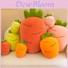Soft Carrot Plush Toy Cartoon Vegetable Stuffed Pillow Creative Fluffy Doll Pink/orange/yellow/red 28/40/60/80cm