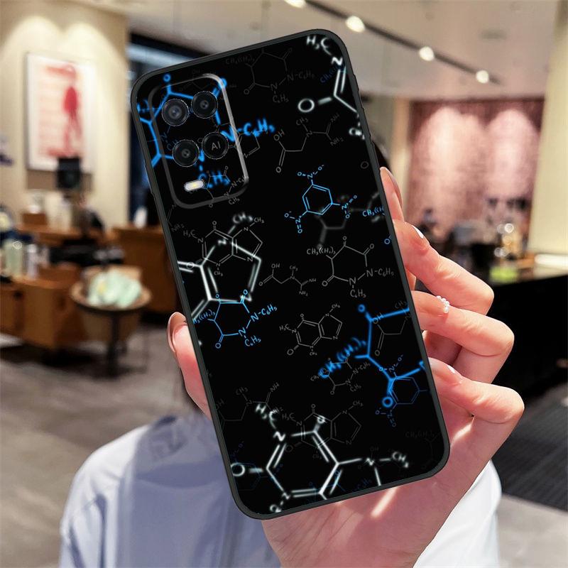 Biology and Chemistry Case For Oppo A17 A77 A80 A40 A60 A98 A78 A18 A38 A58 A16 A76 A96 A74 A94 A54 A57S A15 Cover