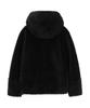 Leftseoul Real Lambskin Hooded Jacket [Black]
