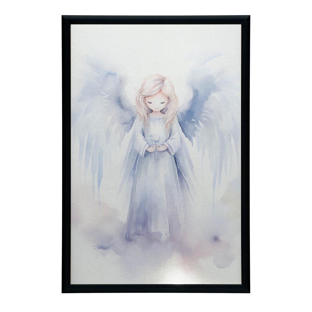 Radość Anioła Radość Anioła, 30X40 Cm, Rama Drewniana Ciemny Brąz, Papier Matowy 230 Gsm