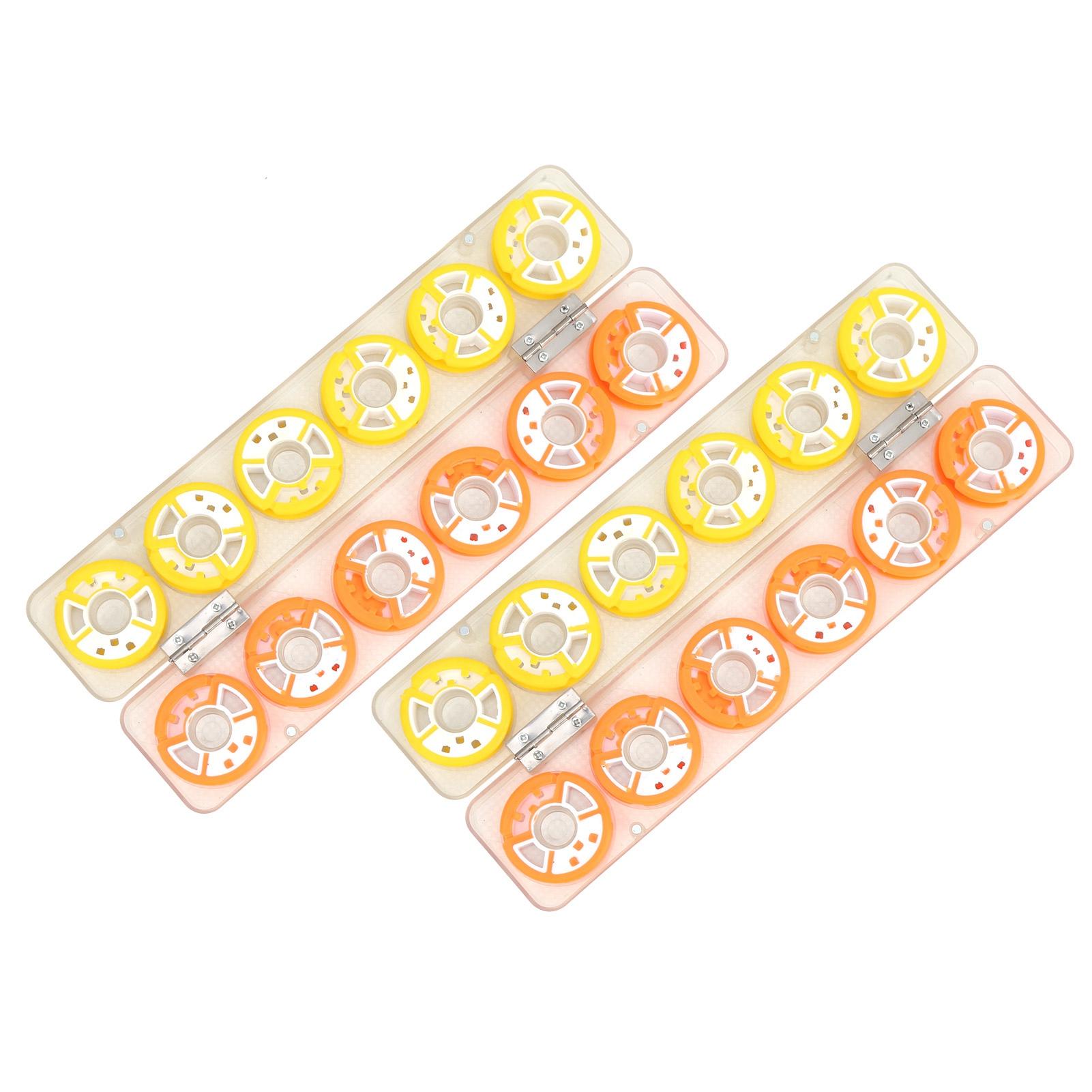 

2 Коробка 8Ось12Ось Намоточная доска для лески Катушка для хранения Основной вал Катушка Коробка12Ось