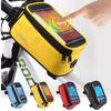 Waterproof Cycling Bike Bicycle Front Frame Tube Shock Absorption Padded Bag Case for Cell Phone