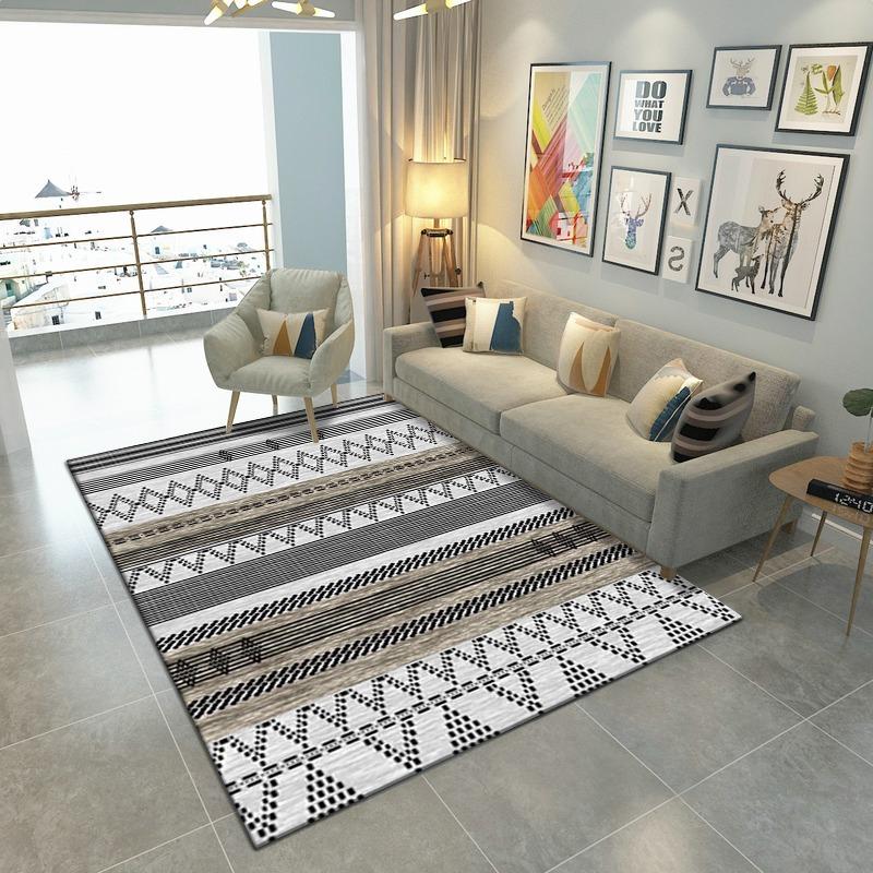 Geometry Nordic Print Large Area Carpet for Home Living Room Bedroom Sofa Doormat Decor Rug Non-slip Floor Mat  Modern Fashion