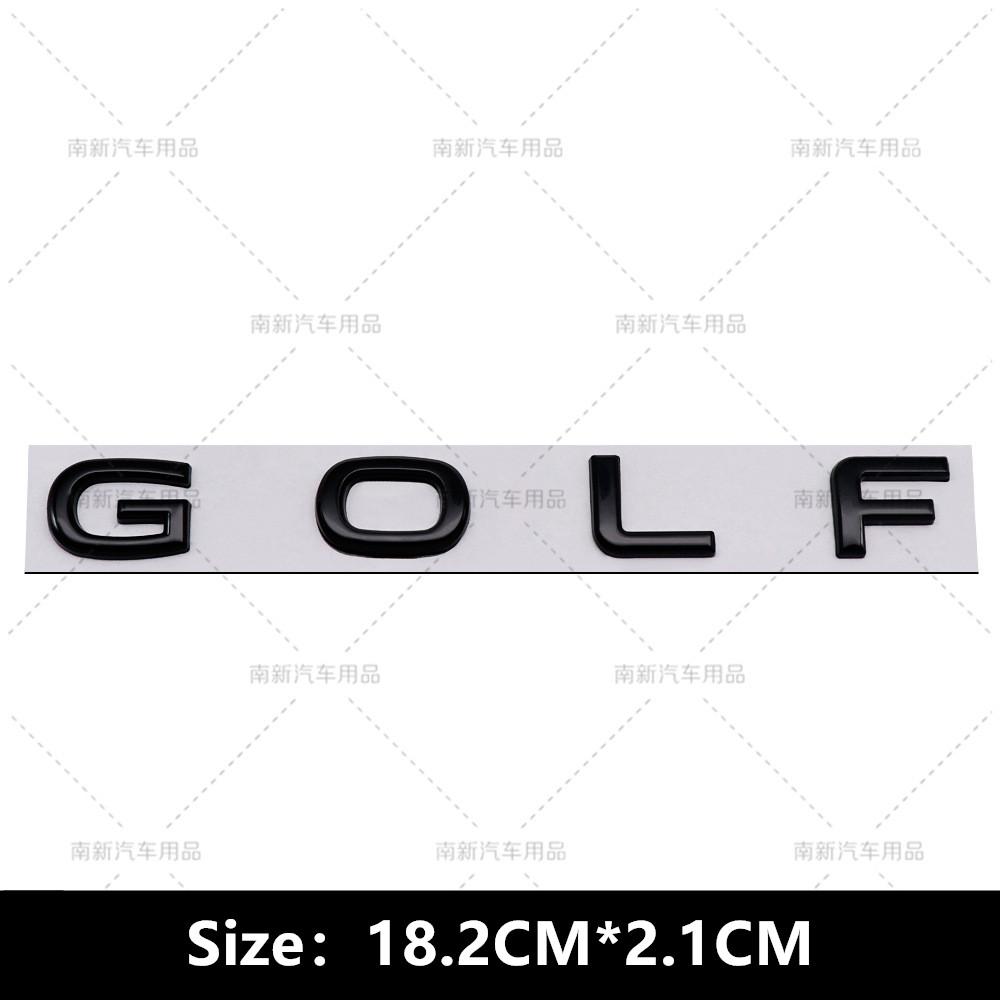 1 st 3D Metall Golf Baklucka Emblem Dekal Bilklistermärken För Golf Märke MK4 MK5 MK6 MK7 MK8 Golf 5 6 7 8 Dekorativ Klistermärke
