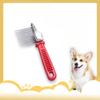Dog Comb Pet Grooming Tools Dog Rake Comb Trimmer Stainless Steel Cat Dog Comb for Dematting Removing Dead Matted & Knotted Hair