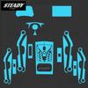 For BYD Atto 3 Yuan Plus   Car Interior Center Console Transparent TPU Protective Film Anti-scratc Accessories