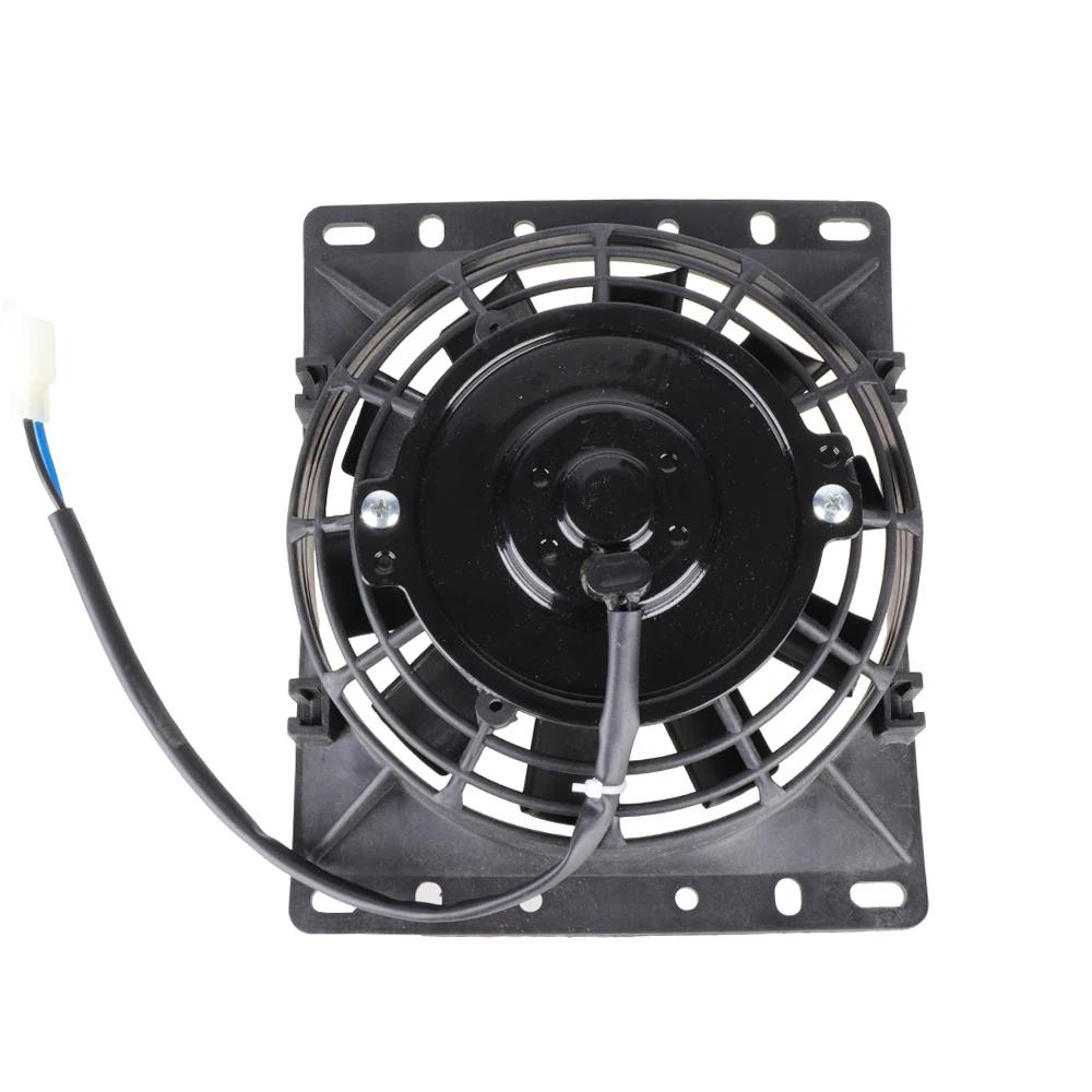 12V Motorcycle Cooling fan Oil Cooler Engine Electric Radiator Fit for 150cc-250cc ATV Quad Go Kart Buggy Motocross Accessories