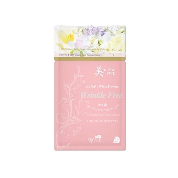 

[10 sheets] White Flower Wrinkle-Free Elastic Sheet Mask Pack_18565373_634664