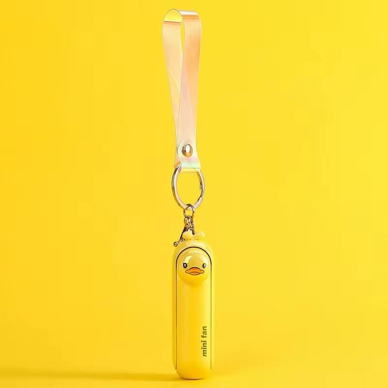 Милый мини-вентилятор Kipas, портативный ручной складной прикроватный офисный USB-зарядный аккумулятор, настольное охлаждение