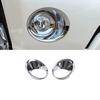 For Toyota Land Cruise Prado 2014 2015 2016 2017 ABS Chrome Rear Fog Light Lamp Trim Front Foglight Frame Cover Car Accessories