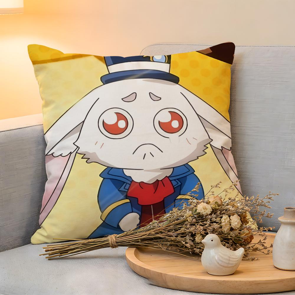 Cushion Cover  Linen  SkinFriendly Soft Decorative Case For Sofa Home Decor Anime SShangriLa Frontier Pillow cover 30x30cm