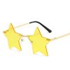 Star Shape Sun Glasses Funny Pentagram Eyewear Eyeglasses Christmas Decoration Party Glasses Rimless Sunglasses