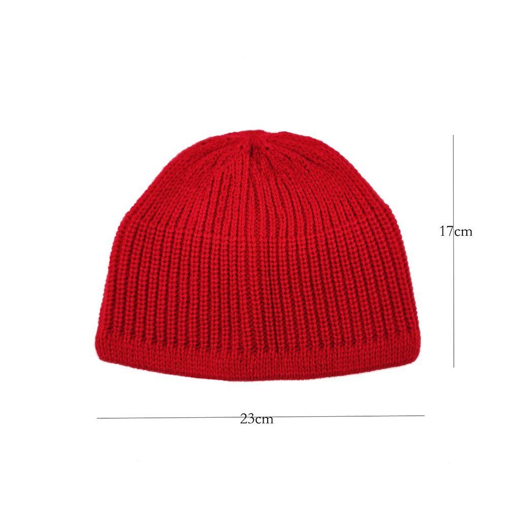 Casual Beanies Cap Solid Color Skull Hat New Kufi Cap  Men