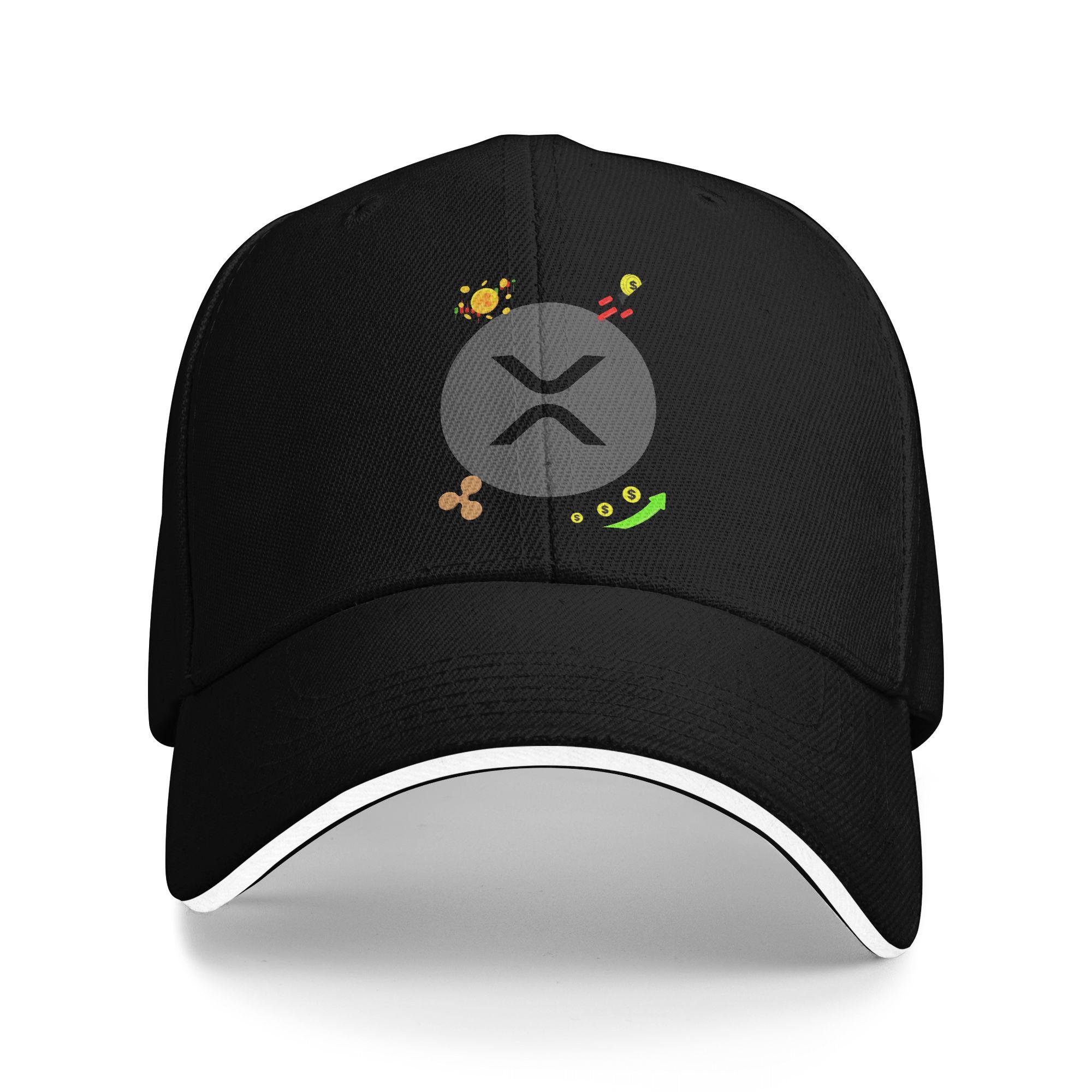 

Summer Casual Baseball Cap XRP Ripple Running Hippie Hip Hop Hats For Women Men Sunscreen Classic Baseball Caps One Size