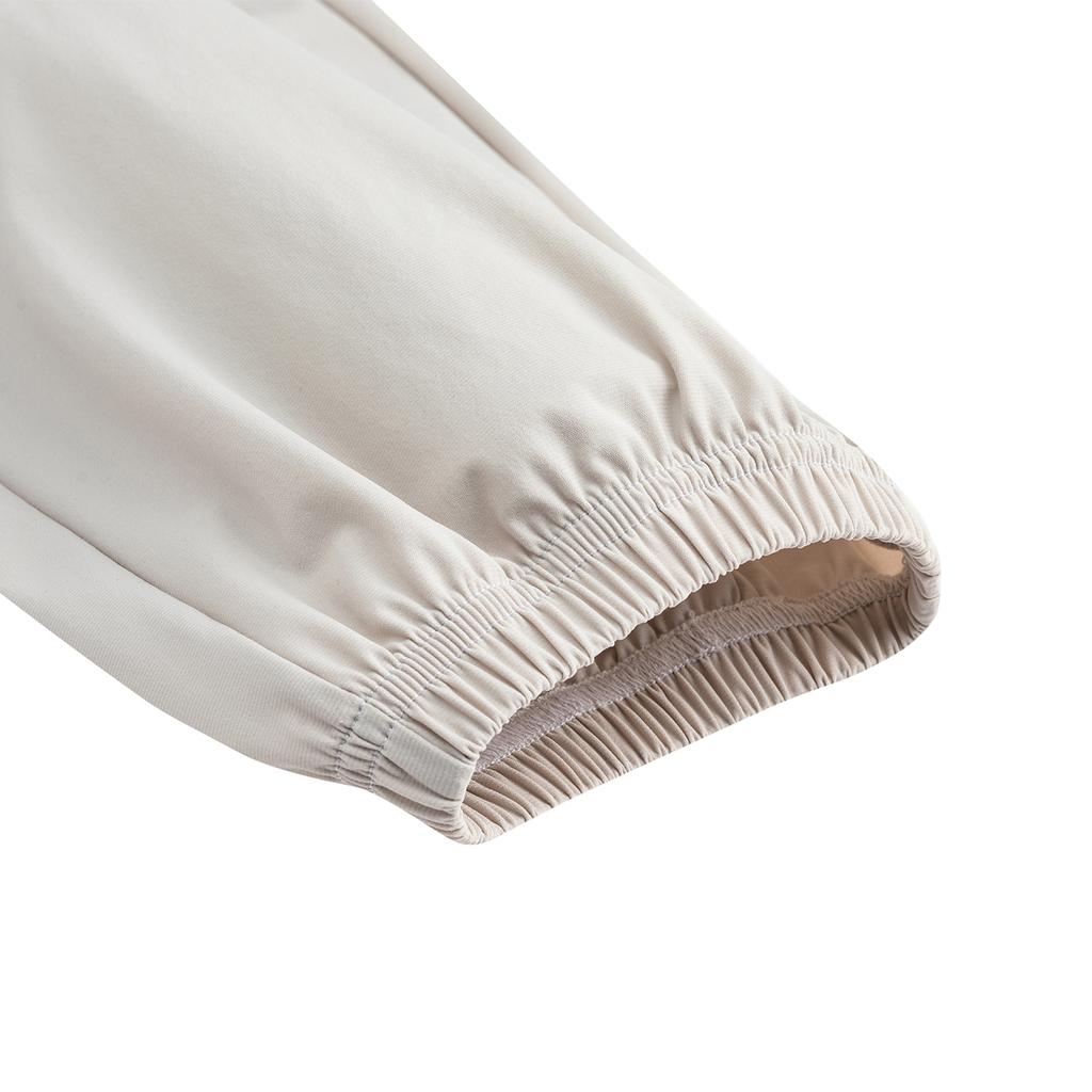 Anta Womens Knitted Sports Long Pants Summer Casual Pants Women bottoms Galaxy-Gray 962627307-5