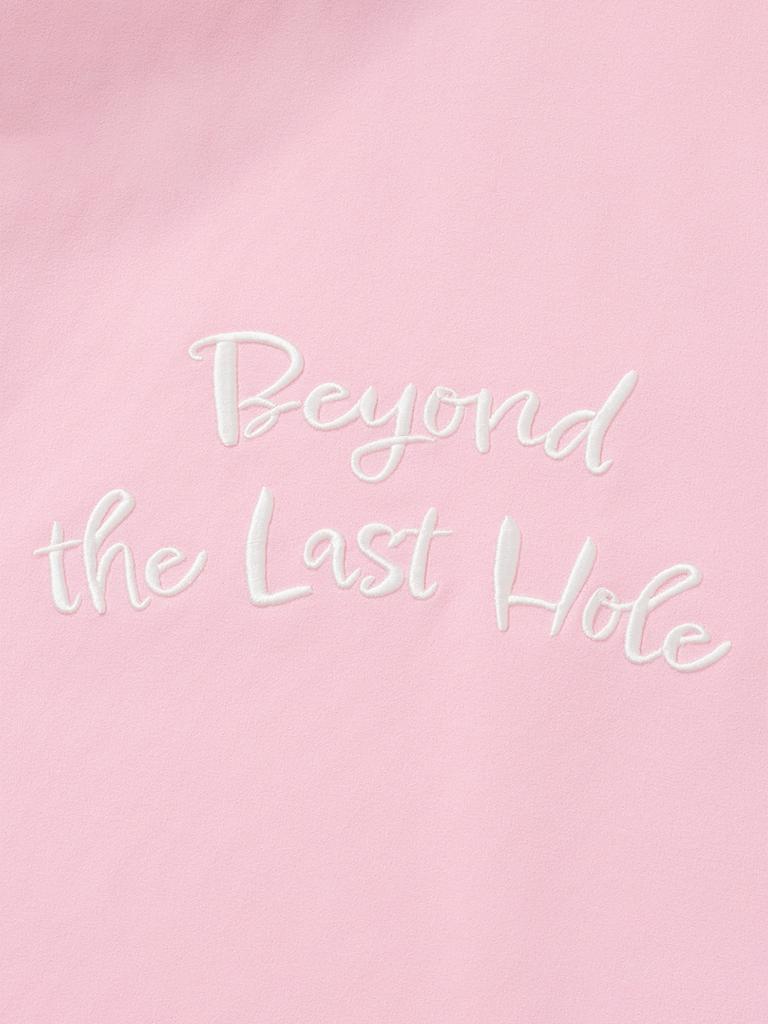 20TH HOLE Women'S Volume Embroidery Point Short Sleeve Round Neck T-Shirt [Pink]