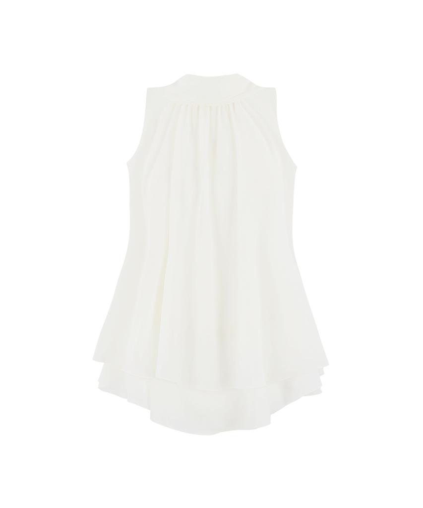 Leijeumiya Yui Ruffle Blouse [Ivory]