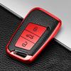 Custodia Copri Chiave per Auto in Pelle TPU per VW Volkswagen Magotan Passat B8 Skoda Superb Kodiaq A7 Guscio Chiave Borsa Portachiavi Protettore