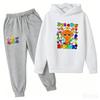Kids' Hoodie and Pants Set for Boys and Girls - Anime Character Sweatshirt, Spring and Autumn Kids' Outfit