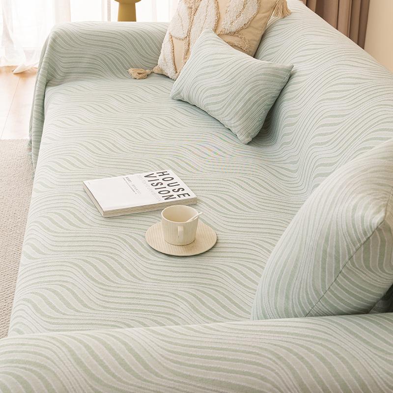 European Sofa Towel, High-End Sense, All-Inclusive, Non-Slip, Universal In All Seasons, Sofa Cushion Cover Cloth Cover, Towel Blanket, Anti-Cat Scratc