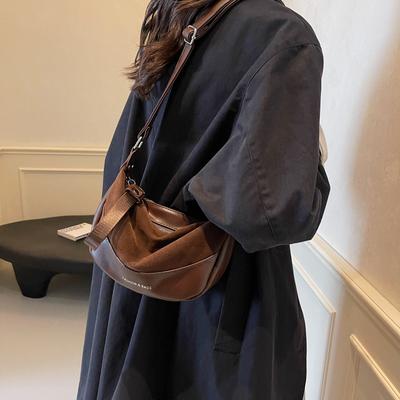 Autumn Retro Simple Women's Small Bag 2025 New Dumpling Bag Niche High-end One-shoulder Crossbody Bag