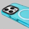 Transparent Neon Color MagSafe Phone Case for iPhone17 16 15 Pro Max 14Pro 13 14 12 Wireless Charging Soft Silicone Bumper Cover