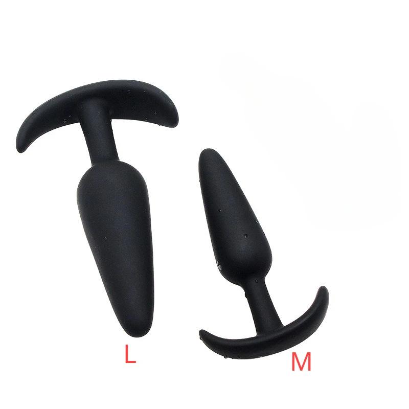 3 Sizes 100% Soft Silicone Adult Plug Butt Plugs Adult Sex Toy for Men Women Gay Unisex Couples Anal Prostate Trainer Massager