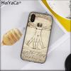 MaiYaCa Italy leonardo da vinci art Phone Cover for Apple iphone 11 pro 8 7 66S Plus X XS MAX 5S SE XR Cases