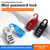 Bags Baggage Door Padlock 3 Dial Digit Combination Secret Safe Code Password Locks Bookbag Anti-Theft Backpack Zipper Padlock