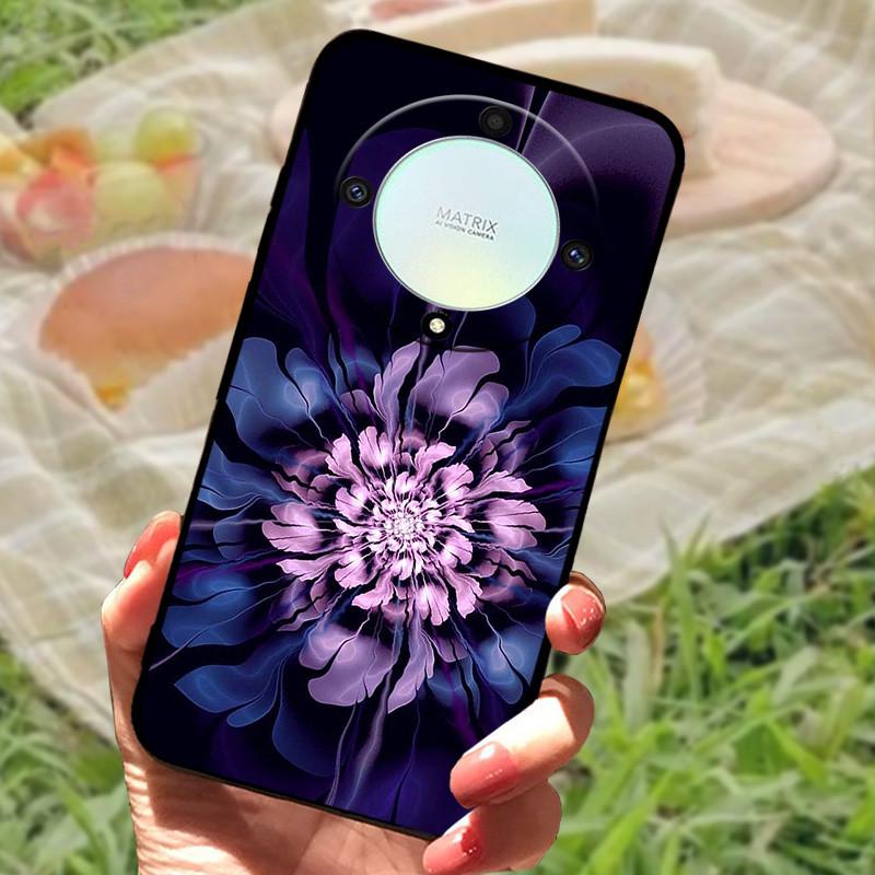 For Honor X9A 5G Case Honor X9A Cover Black Soft Silicone Phone Case Fundas For Huawei Honor X9A 5G Coque HonorX9A Protective