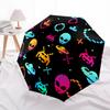 1pc Alien Space Automatic Open/close Umbrella, 8-Rib Sturdy Structure, Auto Folding/Opening, Portable Travel Umbrella for Women,165