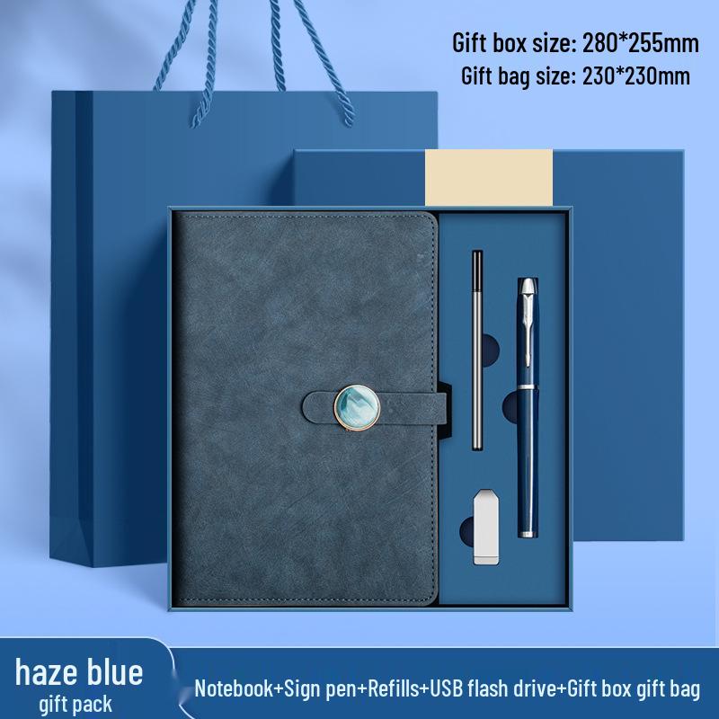 A5 Premium Business Notebook Gift Set - Stylish Stationery Souvenir with Custom Logo