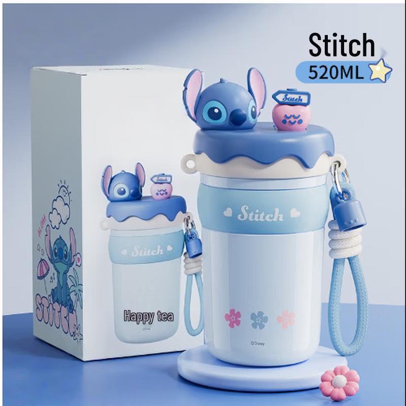 Детская термобутылка Bolydu 316 SS с мультяшным дизайном, двойная 520mL
