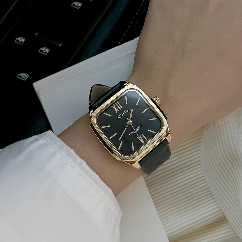 Large Dial Women'S Watch Personality Domineering Square Belt Women'S Watch Quartz Watch Women
