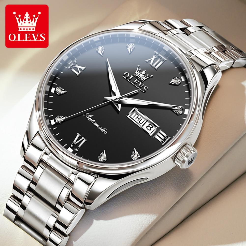 OLEVS 9955 Custom Oem Watch Stainless Steel Luxury Mechanical Watches Man Wrist Classics Ladies Business Man Mechanical Watch