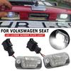 2Pcs Car LED License Number Plate Light Lamps For Seat Ibiza Cordoba Vario 6K VW Golf 3 Hatchback Cabriolet/Polo MK3 6K