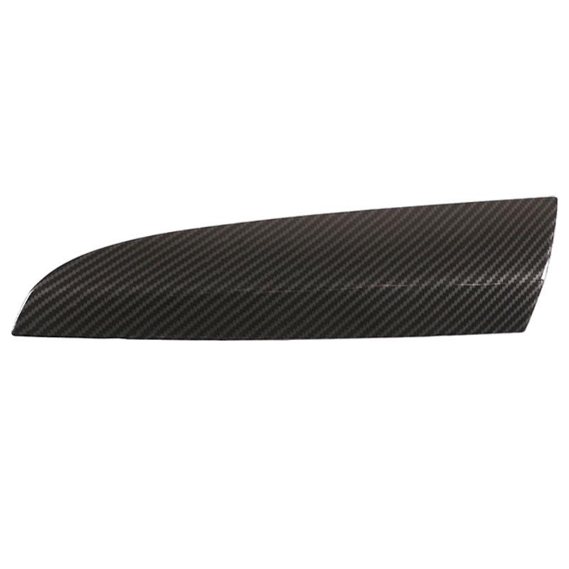 Car Styling ABS Fibră de Carbon Textură Panou Planșa de bord Bandă laterală pasager Trim pentru BMW X3 X4 F25 F26 2013 - 2017