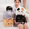 Adorable Kitten Plush Pillow – Soft Cat Doll Cushion for Girls