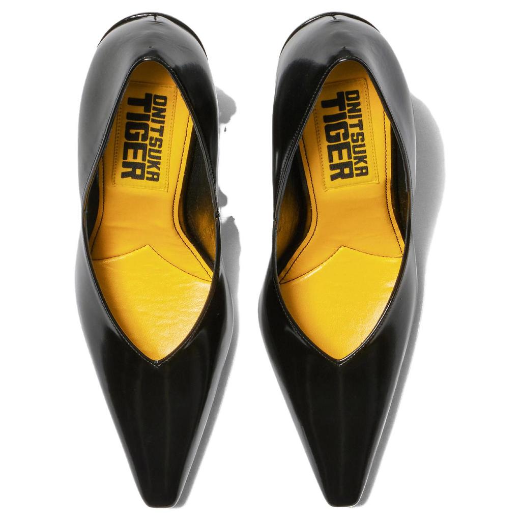 Onitsuka Tiger Rodeo Comfortable Soft Chunky Heels Women Heels Black 1182A657-001