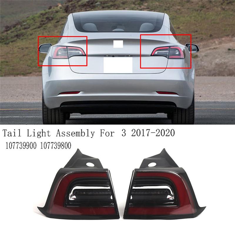 Задний фонарь в сборе Фонарь заднего хода в сборе Для Tesla Model 3 2017--A87Q As Shown Right