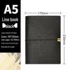 Custom A5 Retro Soft Leather Notebook with Removable Ring Binder for College Students